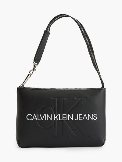 Calvin Klein Táskák & Kiegészítők HU391692 | Calvin Klein Faux Bőr Női Válltáska Fekete
